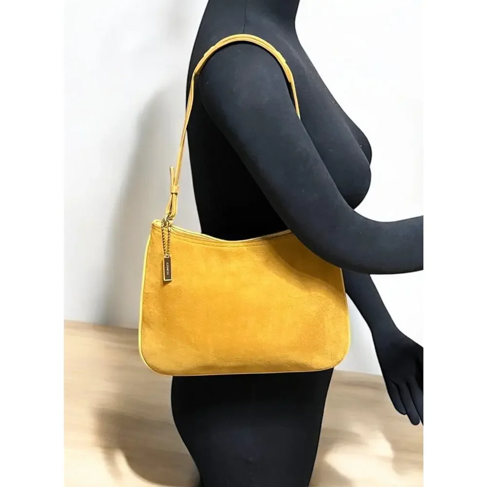 Vintage Coach 8164 Girlie Suede Hobo Bag